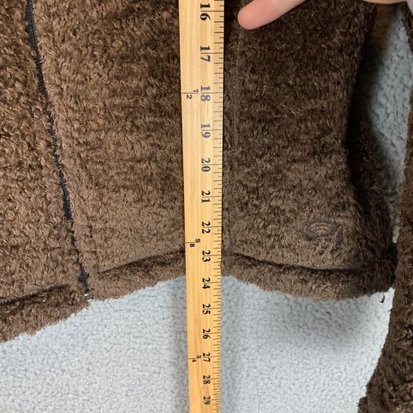 Mountain Hardwear Jacket Womens M Brown Full Zip Fuzzy Monkey Fleece - Picture 5 of 7